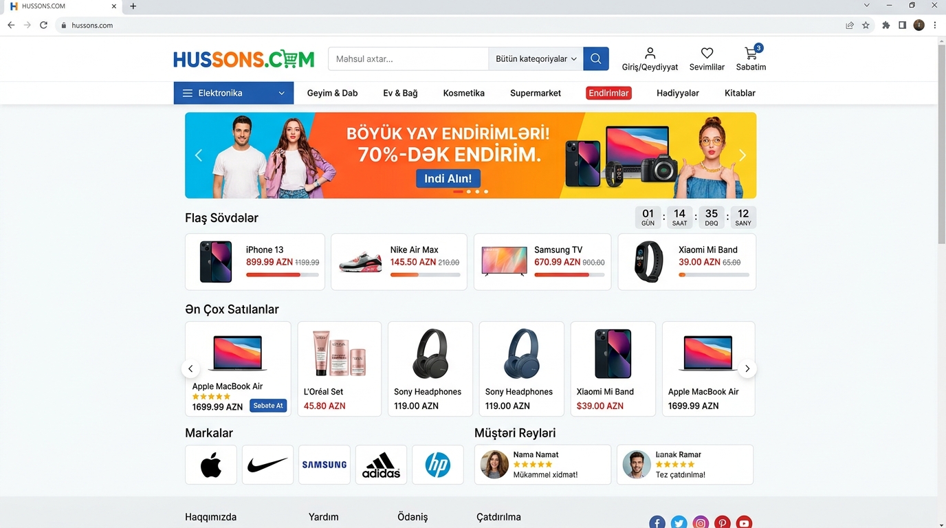 E-Kommers (İnternet Mağaza)